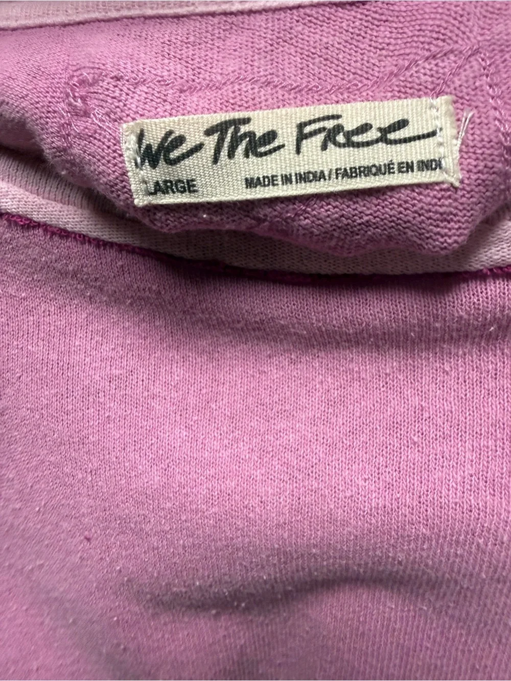 NWOT Free People We the Free You’re a Star Long Sleeve Tee in Pink